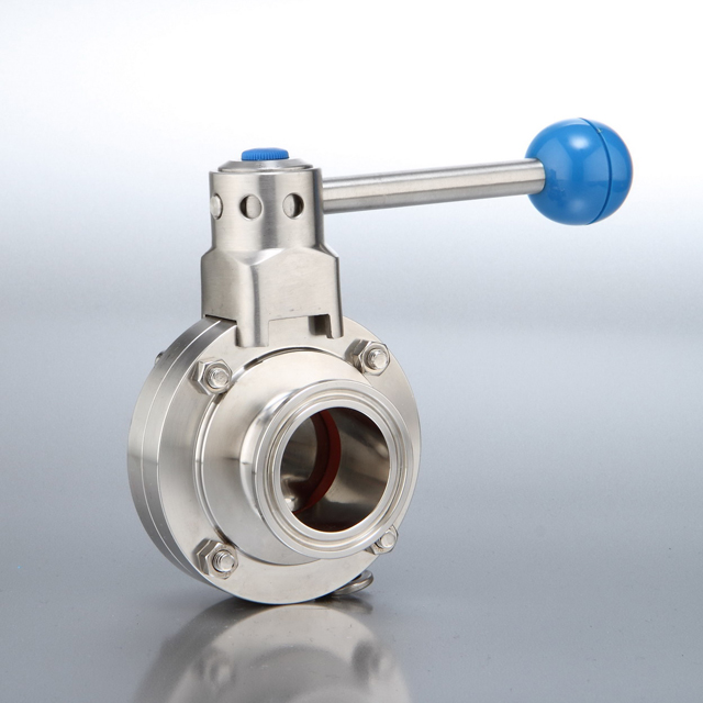 B5101 Series Butterfly Valves Clamp End with Pull Handle